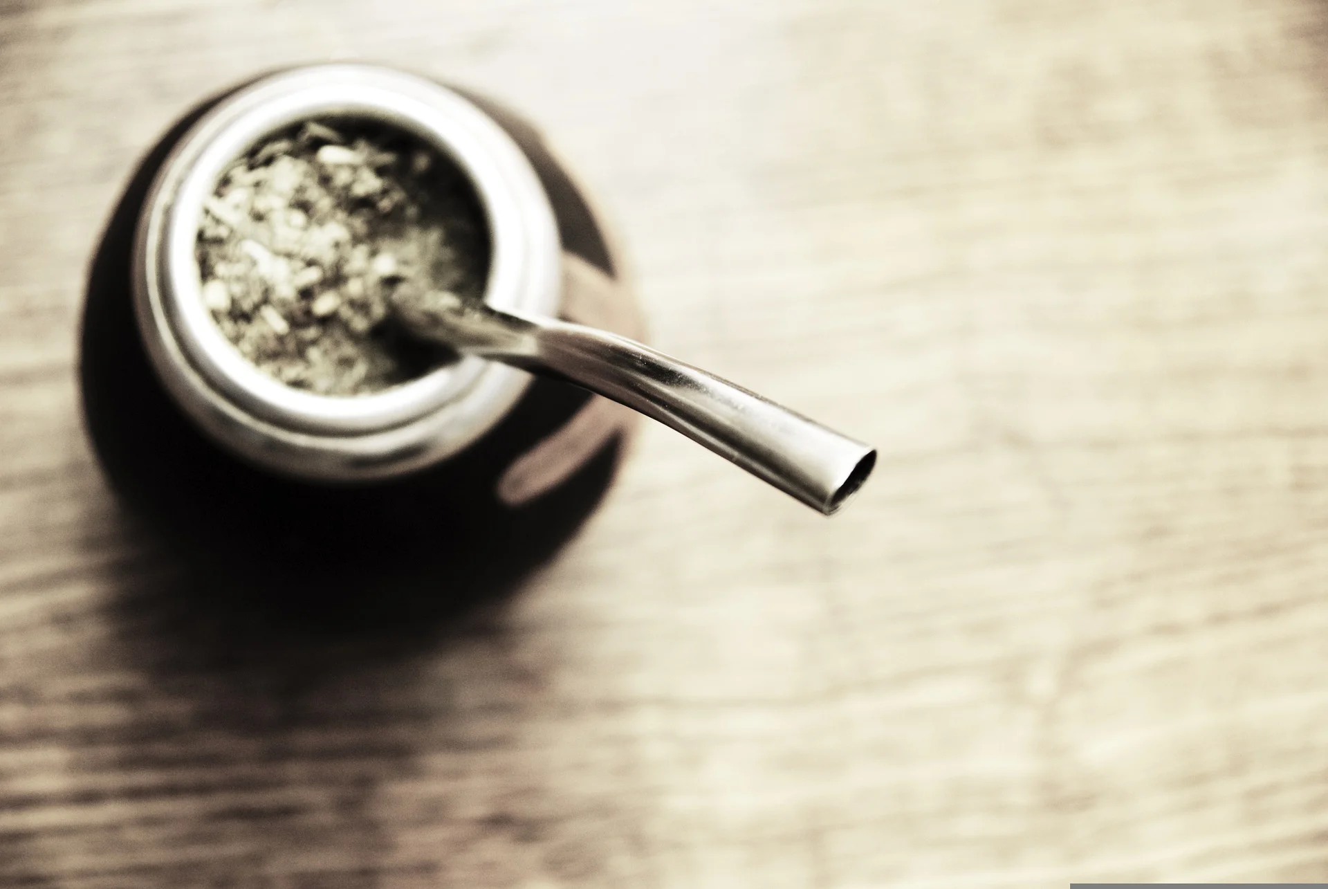 Yerba Mate w specjalnym naczyniu